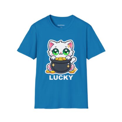 Lucky Kawaii Style Cute Kitten and Pot of Gold - Image 17
