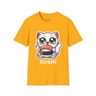 Sushi Kawaii Style Cute Kitten with Sushi T-Shirt