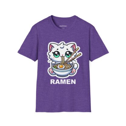Ramen Kawaii Style Cute Kitten Eating a Bowl of Ramen T-Shirt - Image 10