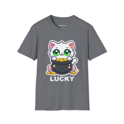Lucky Kawaii Style Cute Kitten and Pot of Gold - Image 13