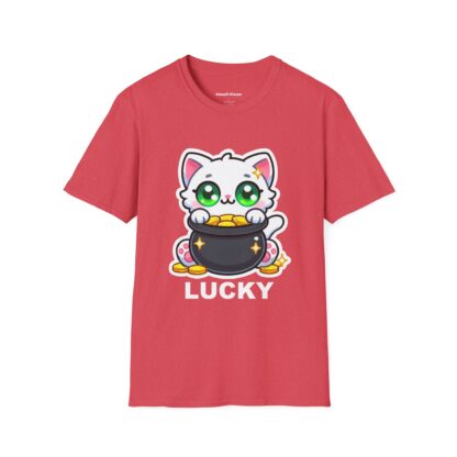 Lucky Kawaii Style Cute Kitten and Pot of Gold - Image 23